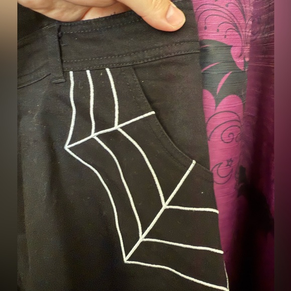 HellBunny Miss Muffet Pinafore Dress - Picture 5 of 6